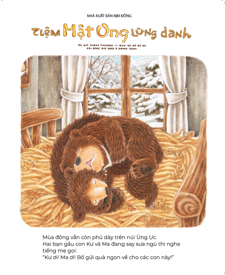 Sách cho bé từ 3 tuổi - Phát triển tư duy Tiệm mật ong lừng danh (Truyện tranh Ehon Nhật Bản)