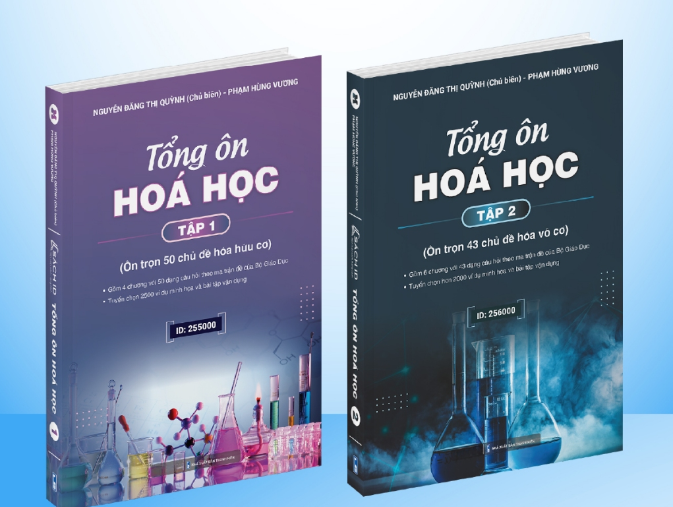 Tổng ôn hoá học lớp 12, sách luyện thi kiến thức ôn thi thpt quốc gia bản mới nhất Moonbook