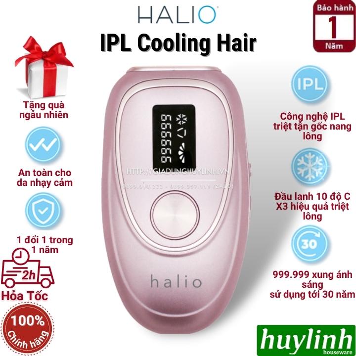 Máy triệt lông cá nhân Halio IPL Cooling Hair Removal Device - Tặng quà ngẫu nhiên - Hàng chính hãng