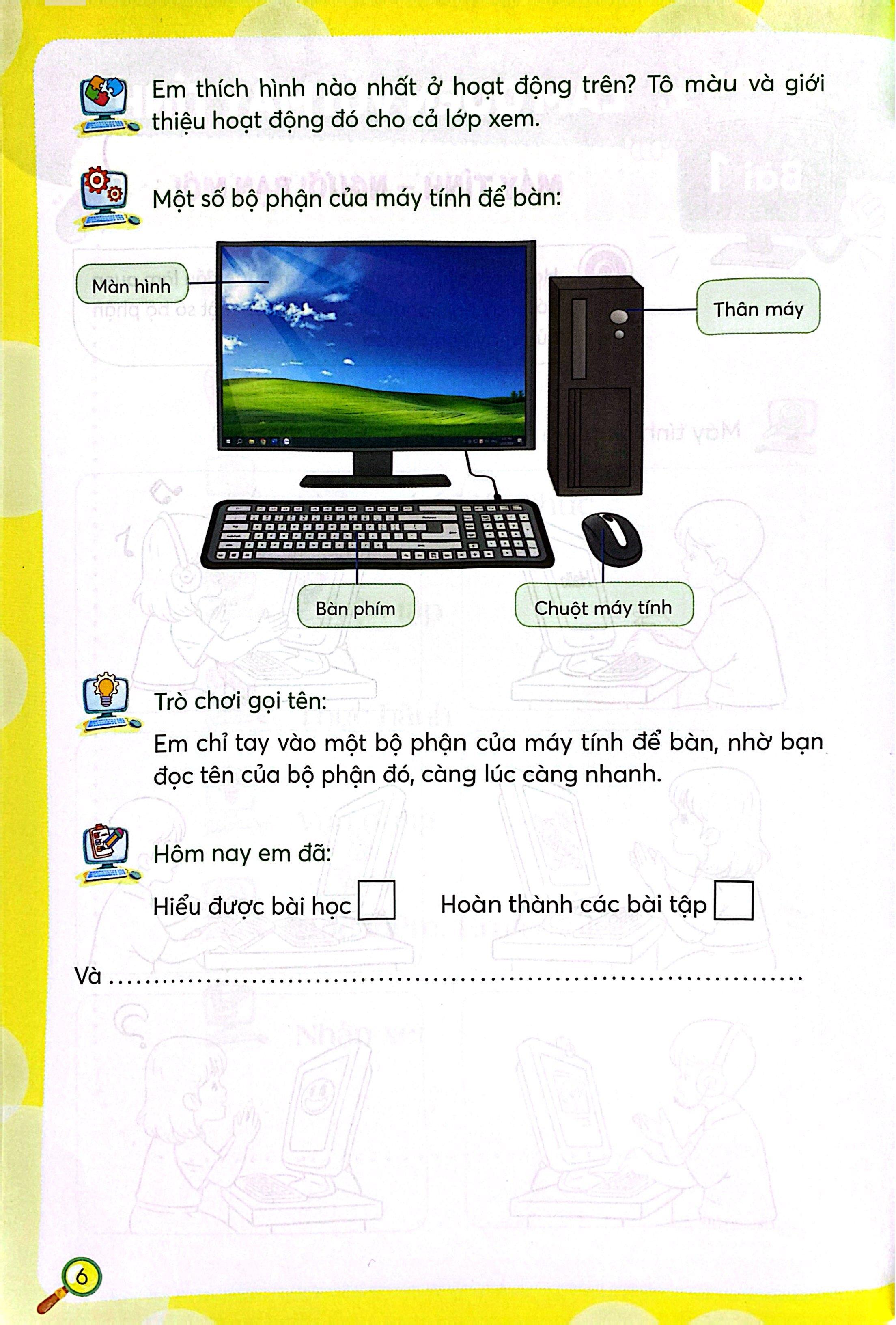Sách - Luyện Tập Tin Học Lớp 1 (Theo Định Hướng Phát Triển Năng Lực)