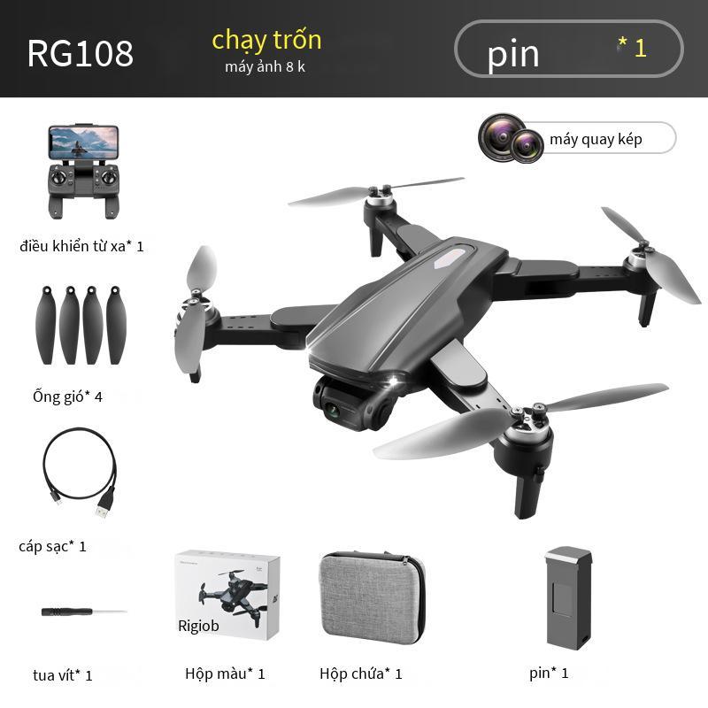 Giao hàng nhanh RG108 UAV 360° Tránh chướng ngại vật HD Camera kép Chụp ảnh trên không GPS không chổi than Công suất thấp trở lại Quadcopter