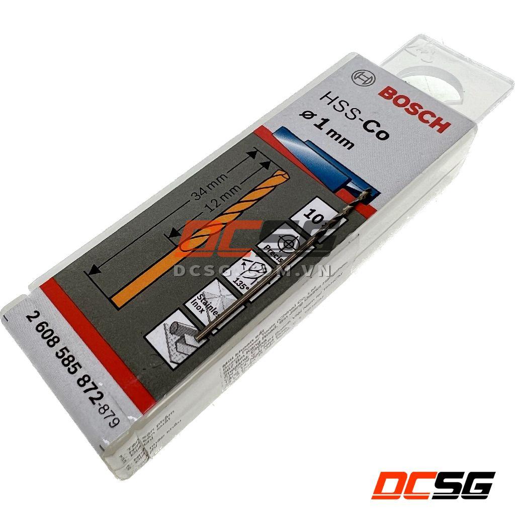 Mũi khoan thép, Inox HSS-Co 1.0-6.0mm Bosch \ DCSG