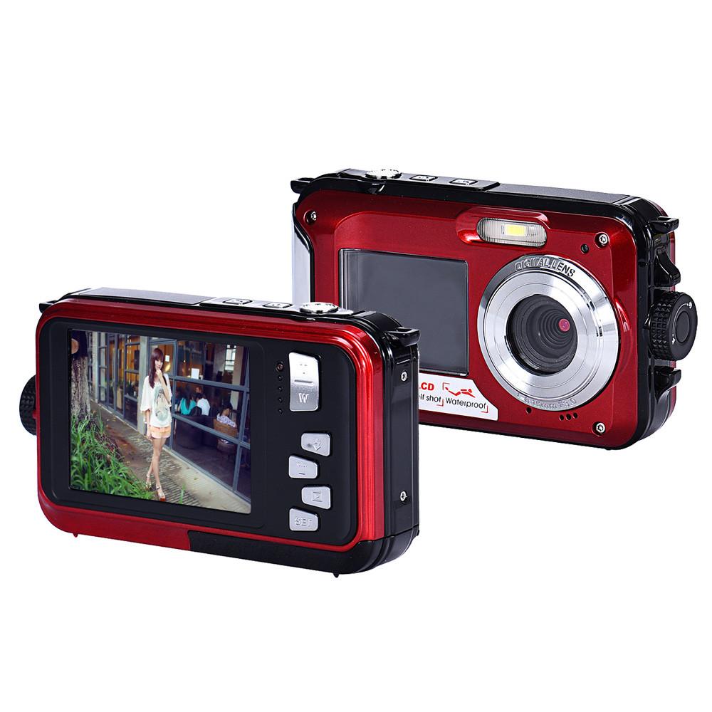 Máy ảnh kỹ thuật số không thấm nước Winait 5M 16x Zoom Underwater HD Cam 2.7inch LCD CMOS Camera chống nước DC