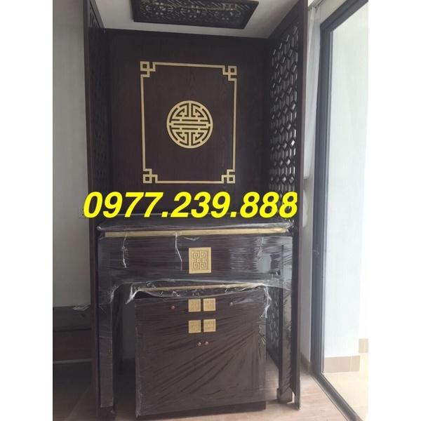 Bộ bàn thờ gỗ sồi 127cm hàng đẹp