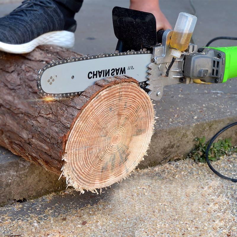 Lưỡi cưa xích gắn máy mài CHAINSAW tra dầu tự động