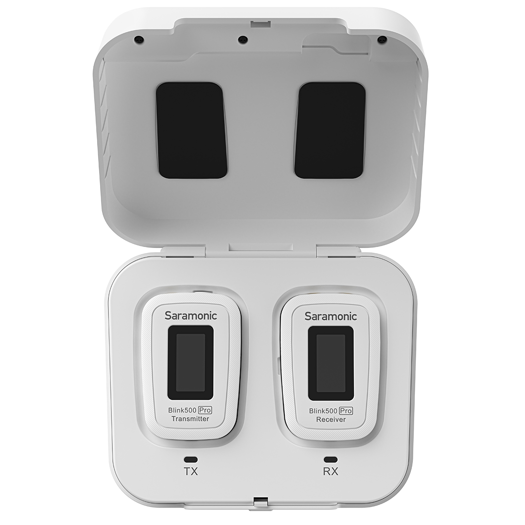 Micro thu âm không dây Saramonic Blink 500 Pro B1 - Màu Trắng - Hàng Chính hãng