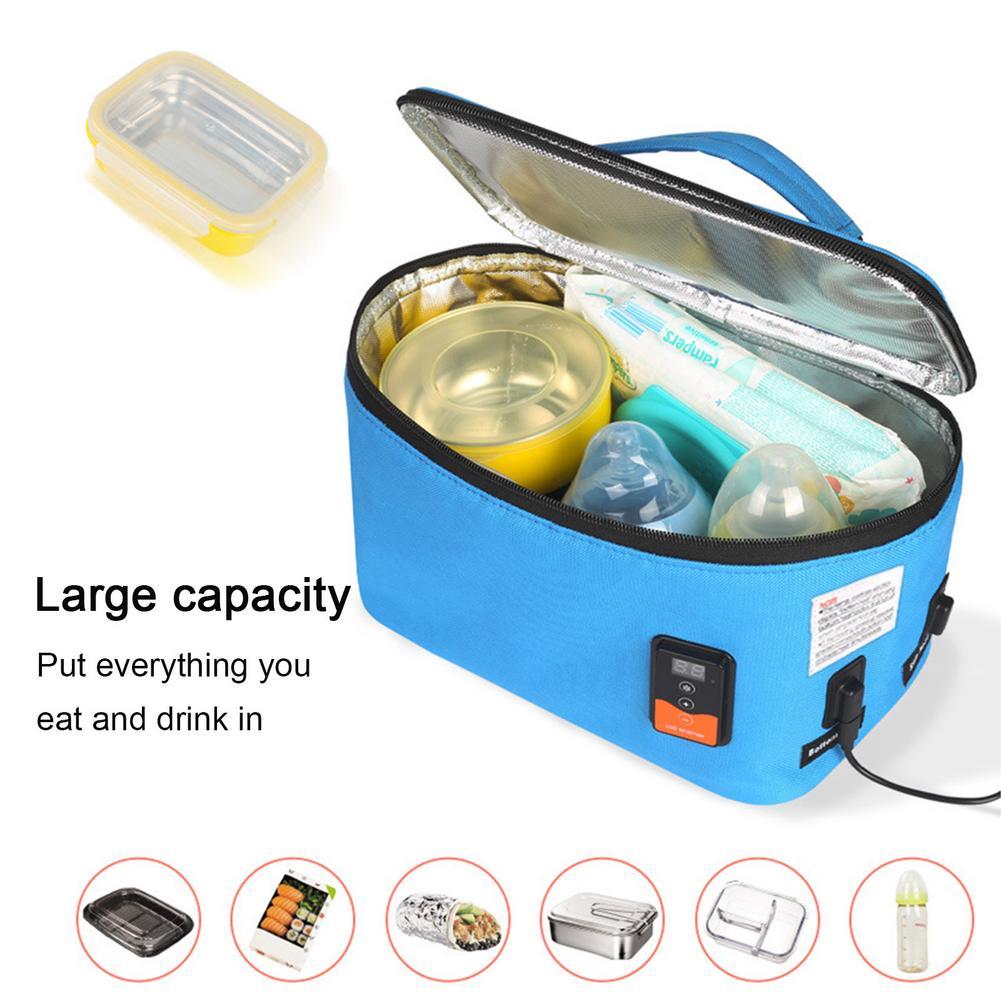 Di Động Dung Lượng Lớn Xe Sữa Bình Ăn Bột Cho Bé Du Lịch Ngoài Trời Ấm Chén Nóng Lạnh Trẻ Sơ Sinh Bình Cách Nhiệt Túi