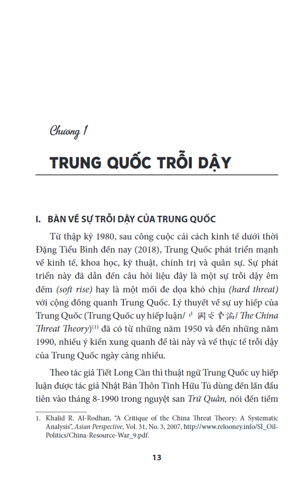 Bàn Về Trung Quốc Trỗi Dậy (Tái Bản 2019)