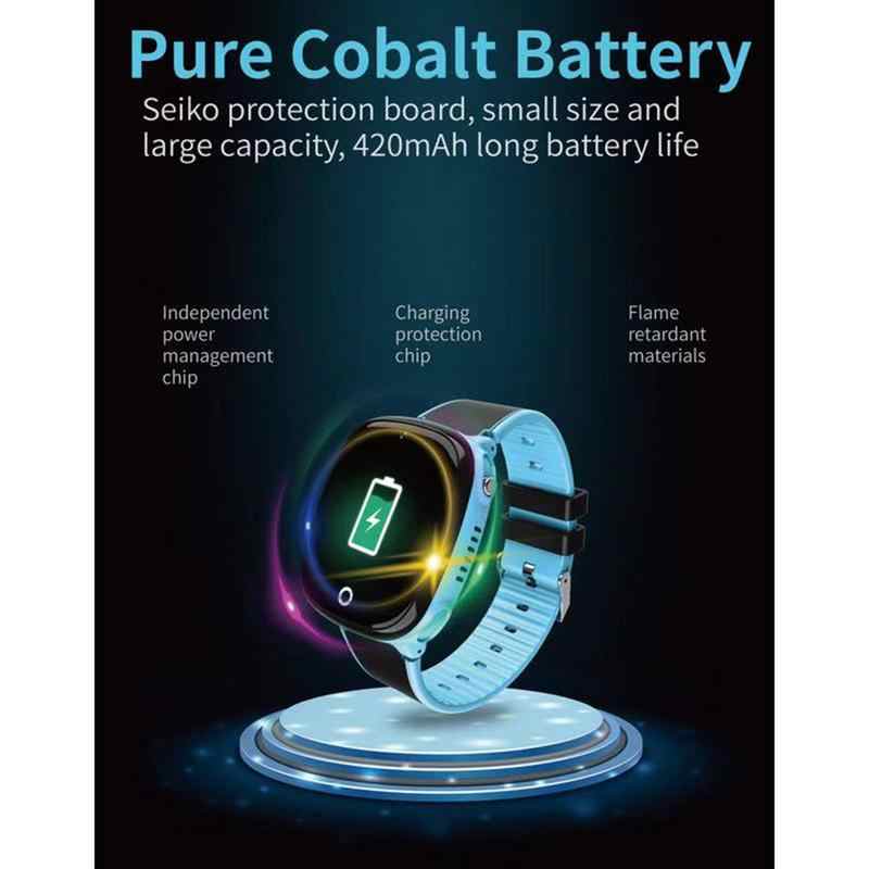 Đồng hồ định vị trẻ em GPS nghe gọi SmartKI HW11 cảm ứng tiếng việt, có camera, kháng nước cao cấp - Hàng nhập khẩu