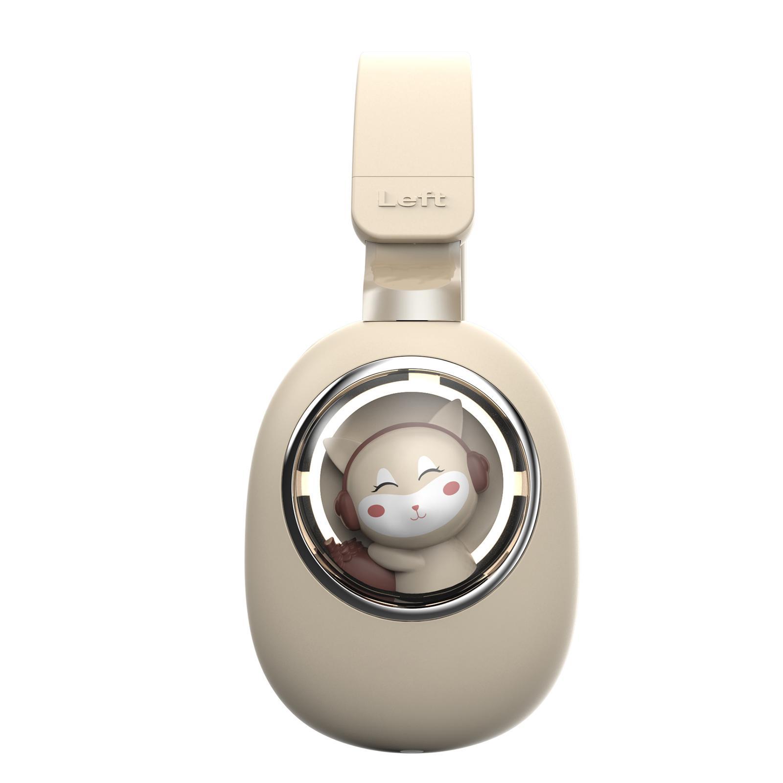 Cute Headphones Over Ear Portable for Gaming Laptop Desktop squirrel