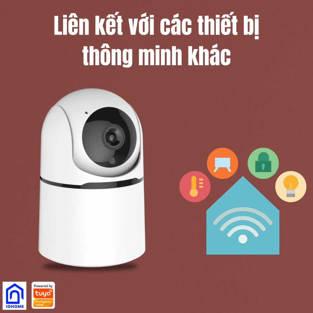 Camera thông minh Tuya kết nối wifi/Lan, độ phân giải 3.0Mp F32PL trong hệ sinh thái nhà thông minh Tuya