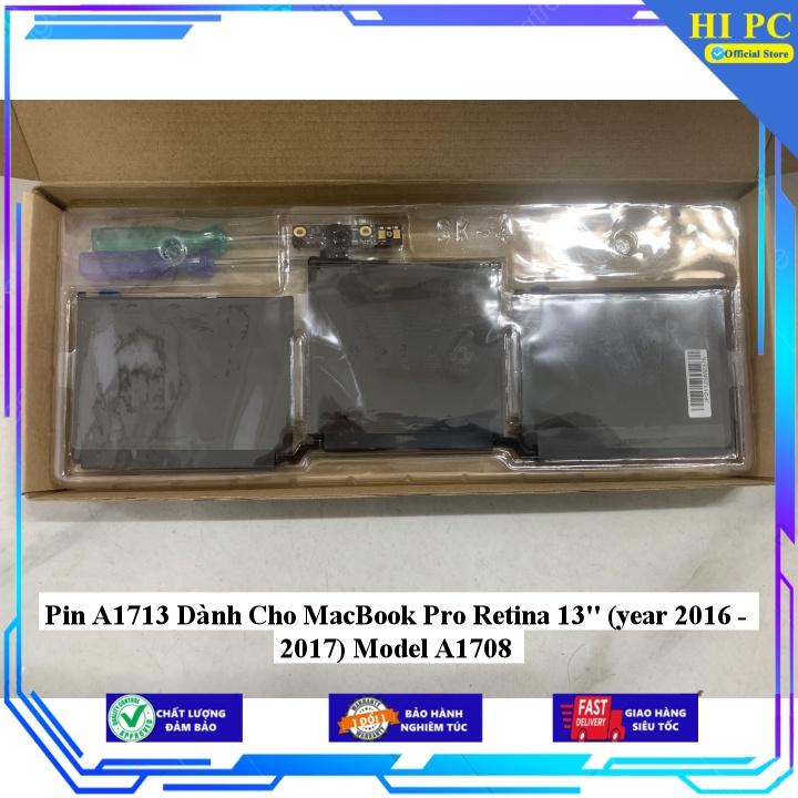 Pin A1713 Dành Cho MacBook Pro Retina 13'' Model A1708 - Hàng Nhập Khẩu