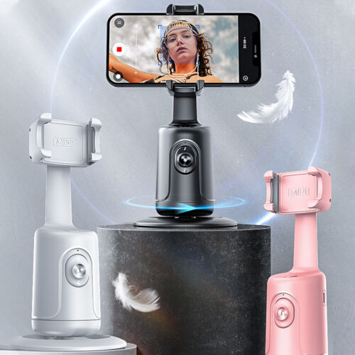 Gimbal điện thoại xoay 360 độ P01, Gậy Livestream, chụp ảnh, quay tik tok, vlog thông minh, tự động nhận diện theo dõi khuôn mặt, điều khiển bằng cử chỉ - Hàng chính hãng