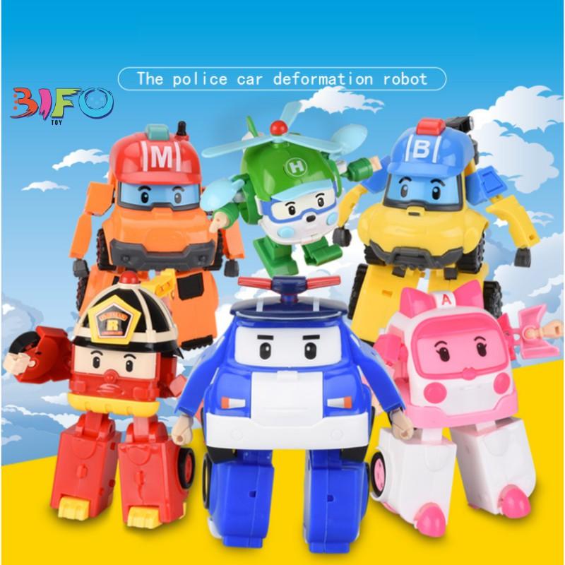 Bộ sưu tập đồ chơi biến hình biệt đội Robocar Poli 2 trong 1 cho bé thỏa sức sáng tạo