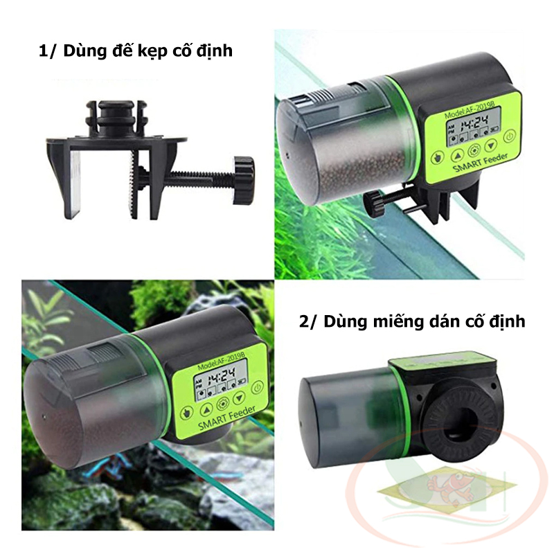 Máy cho ăn Aquablue Smart Feeder tự động hẹn giờ cho cá tép ăn
