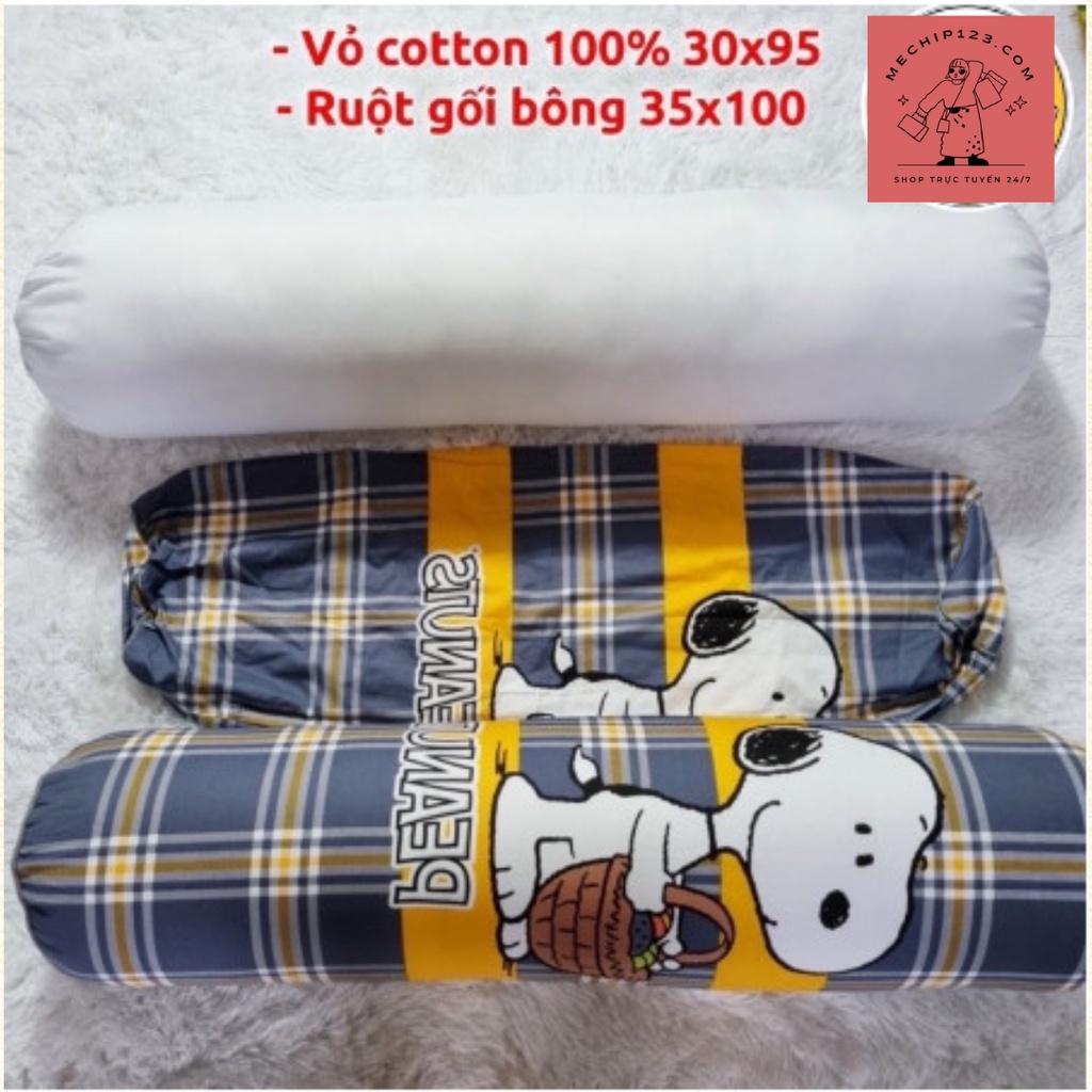 Vỏ Gối Ôm ELLISHA Cotton 100% Có Kéo Khóa