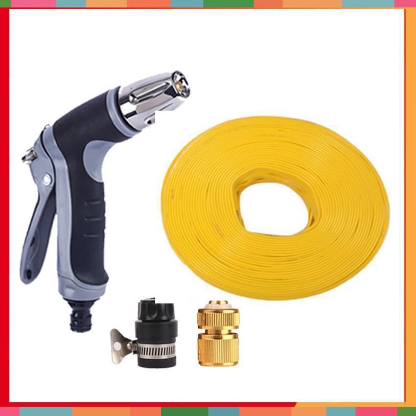 Bộ dây và vòi xịt tăng áp rửa xe tưới cây 3-5M  206817