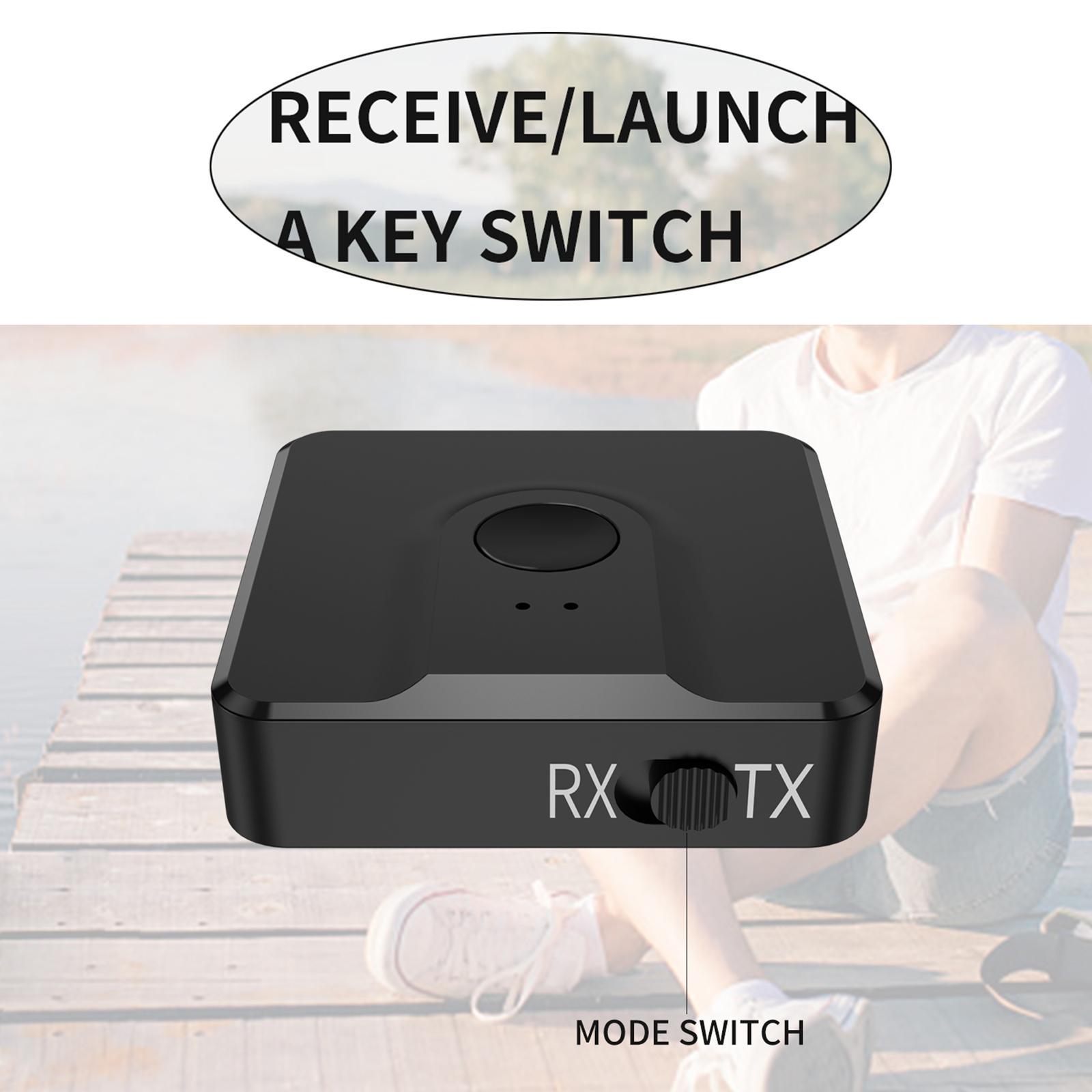 5.0 Transmitter Receiver Stereo Music Audio Adapter For Stereo System