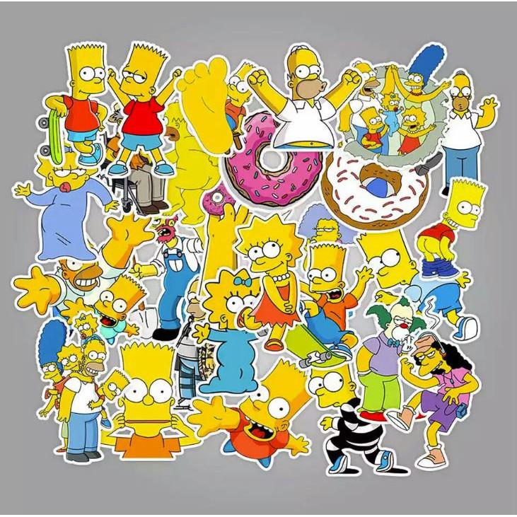 Sticker dán cao cấp SIMPSON Cực COOL ms#21