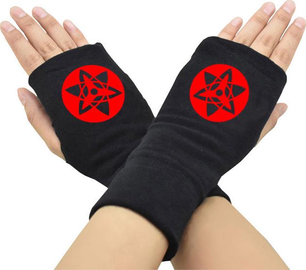 Găng tay Naruto Sharingan phong cách Manga/Anime, chống nắng, chống lạnh