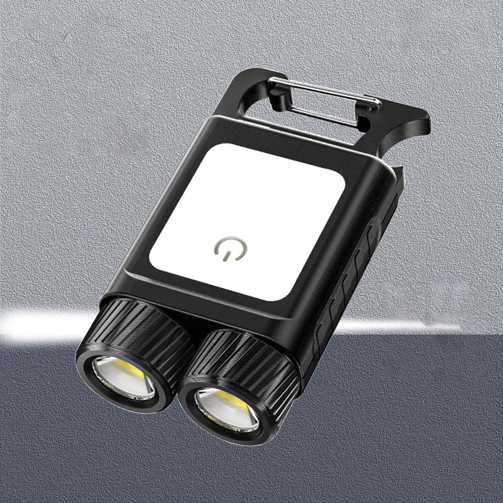 Keychain Light Compact Bright Handheld Mini 6 Light Mode Keychain Work Light