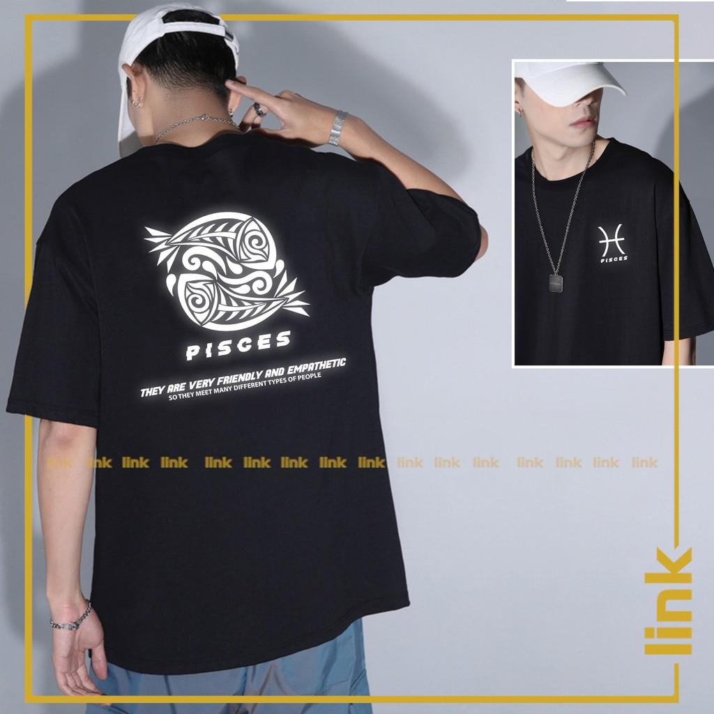 Áo phản quang bạc cung Song Ngư - Cung Hoàng Đạo tay lỡ unisex