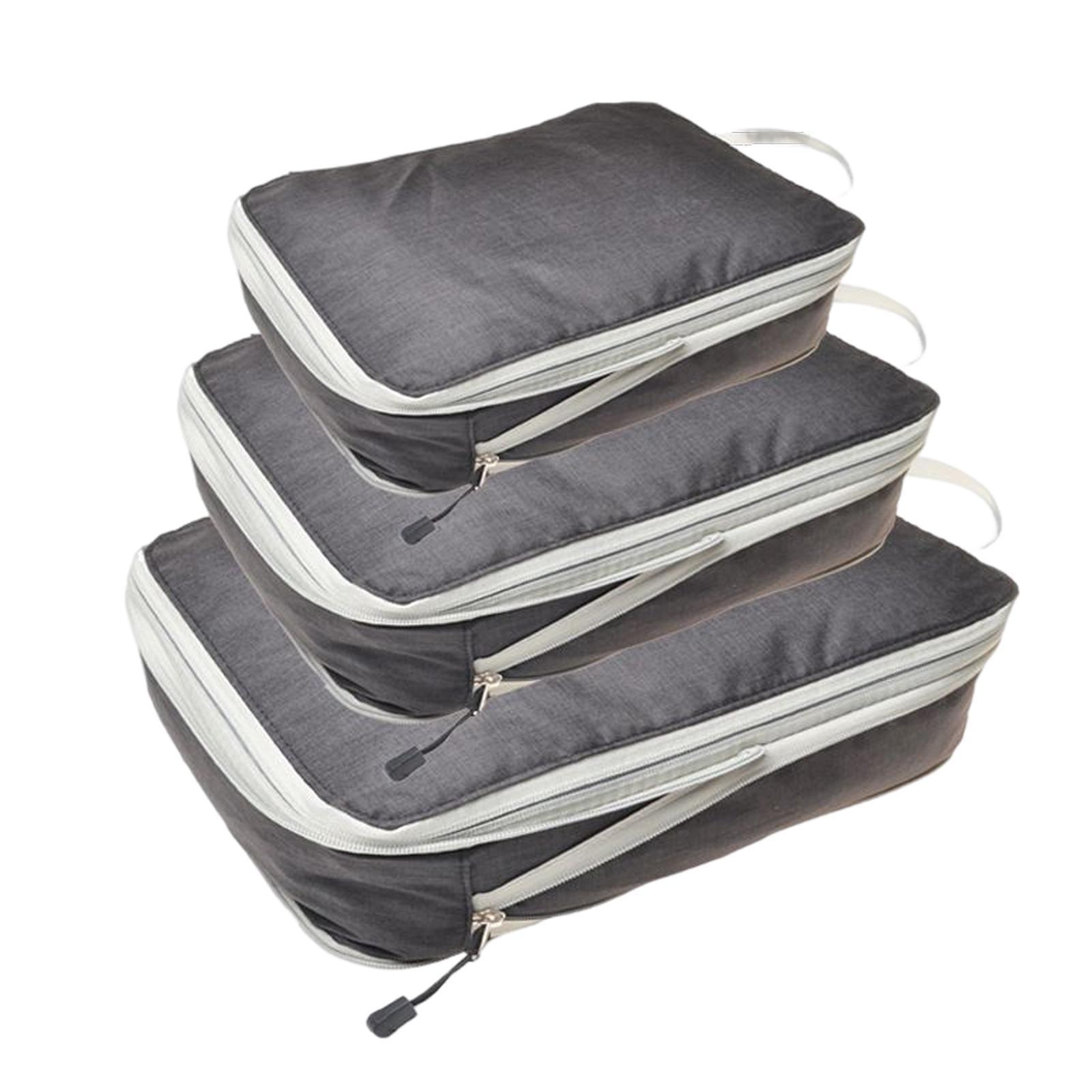 Pouch Suitcase Waterproof Storage Travel Bags Gray
