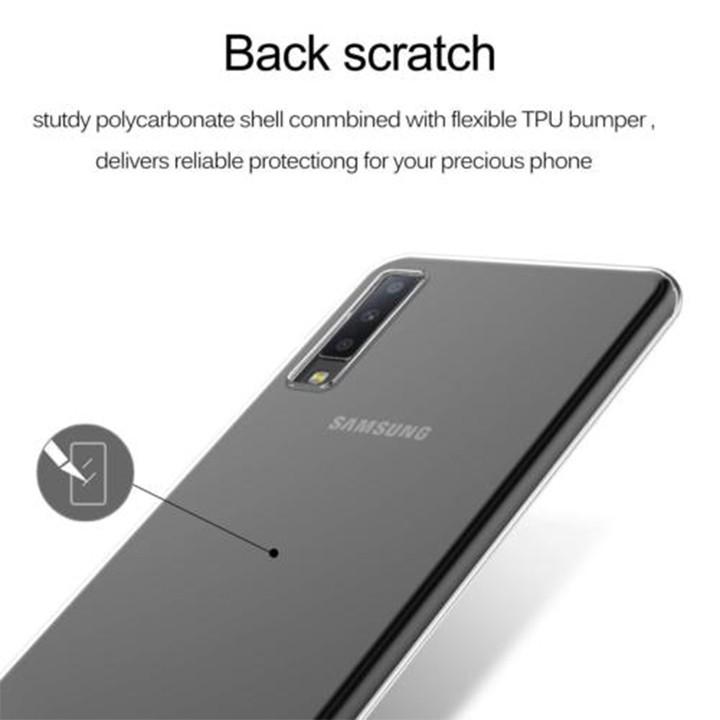 ỐP LƯNG DẺO SILICON TRONG SUỐT DÀNH CHO ĐIỆN THOẠI SAMSUNG GALAXY A7 2018