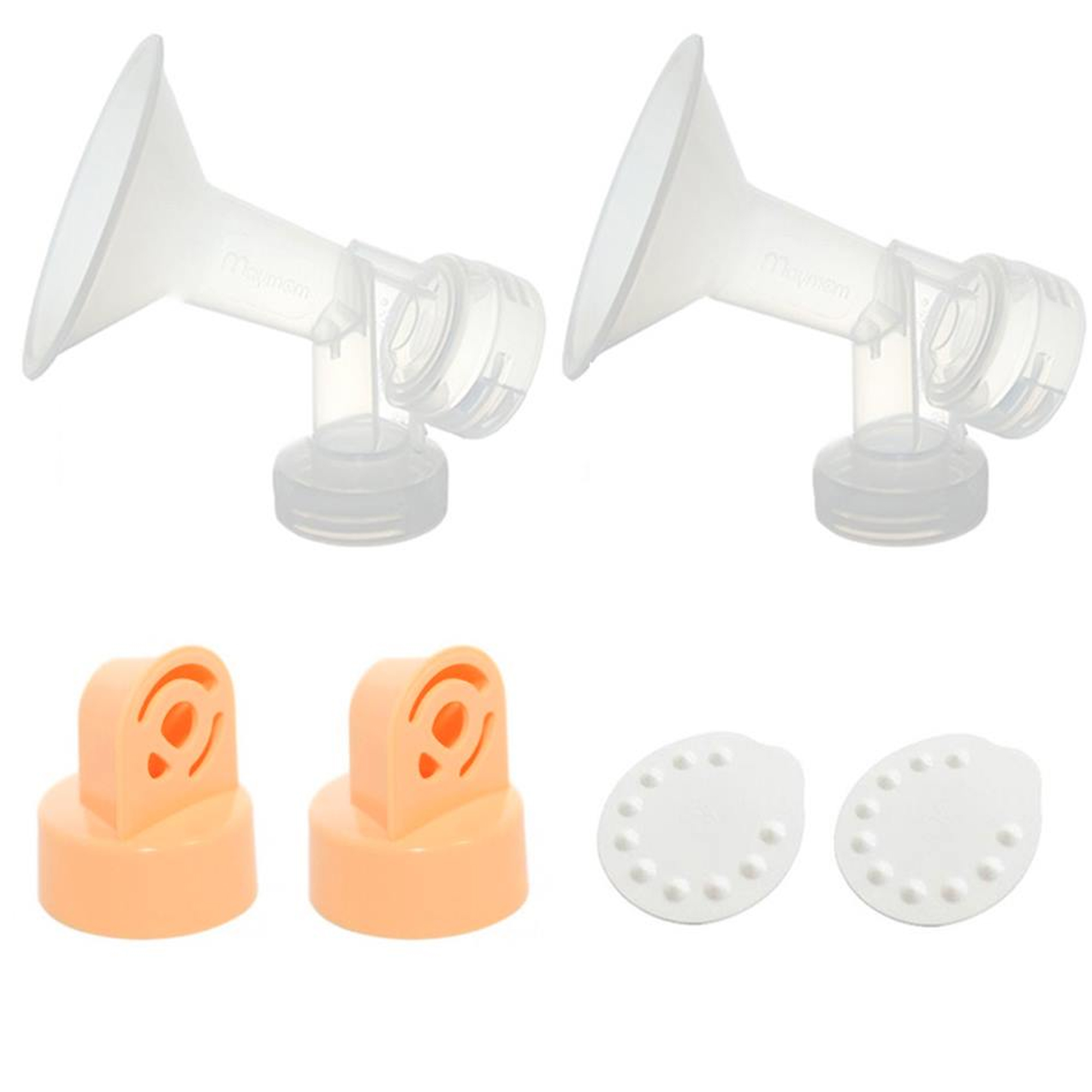Bộ Phụ Kiện Máy Hút Sữa Unimom Thương Hiệu Maymom, Phễu Hút Sữa Size Từ 10-32mm