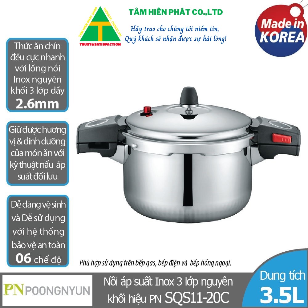 Nồi Áp Suất PoongNyun SQS11-20C (3.5L)