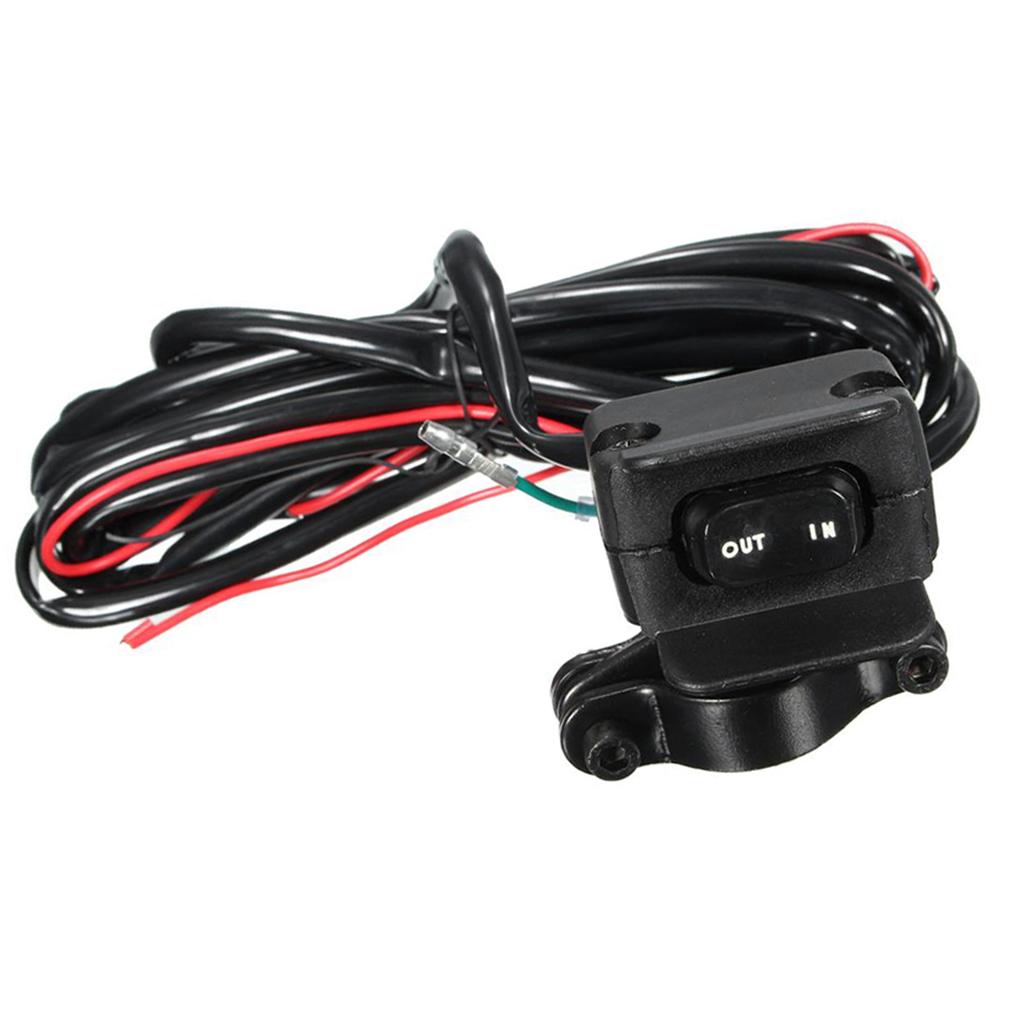 3 Meters 12V Winch Rocker Switch Handlebar Control for Motorcycles