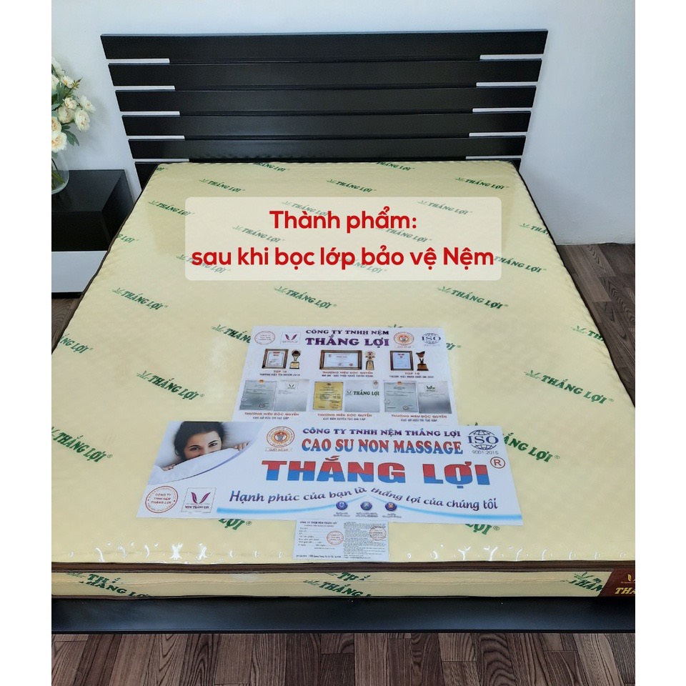 Nệm cao su non massage Thắng Lợi, đệm cao su tổng hợp matxa hàng chính hãng bảo hành 15 năm