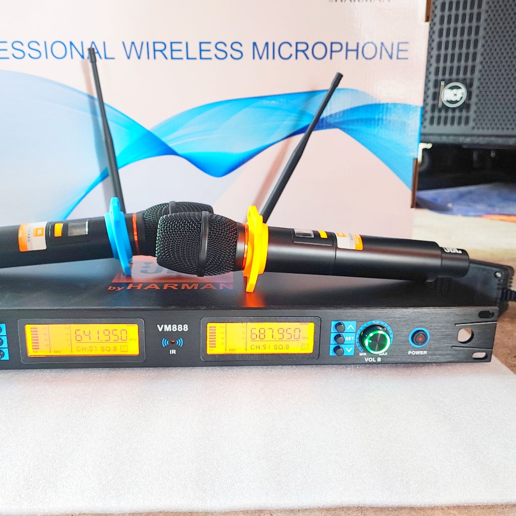 XẢ KHO lấy tương tác .. Mic không dây J.B.M. VM 888 VM888 thông minh cảm biến gia tốc tự ngắt
