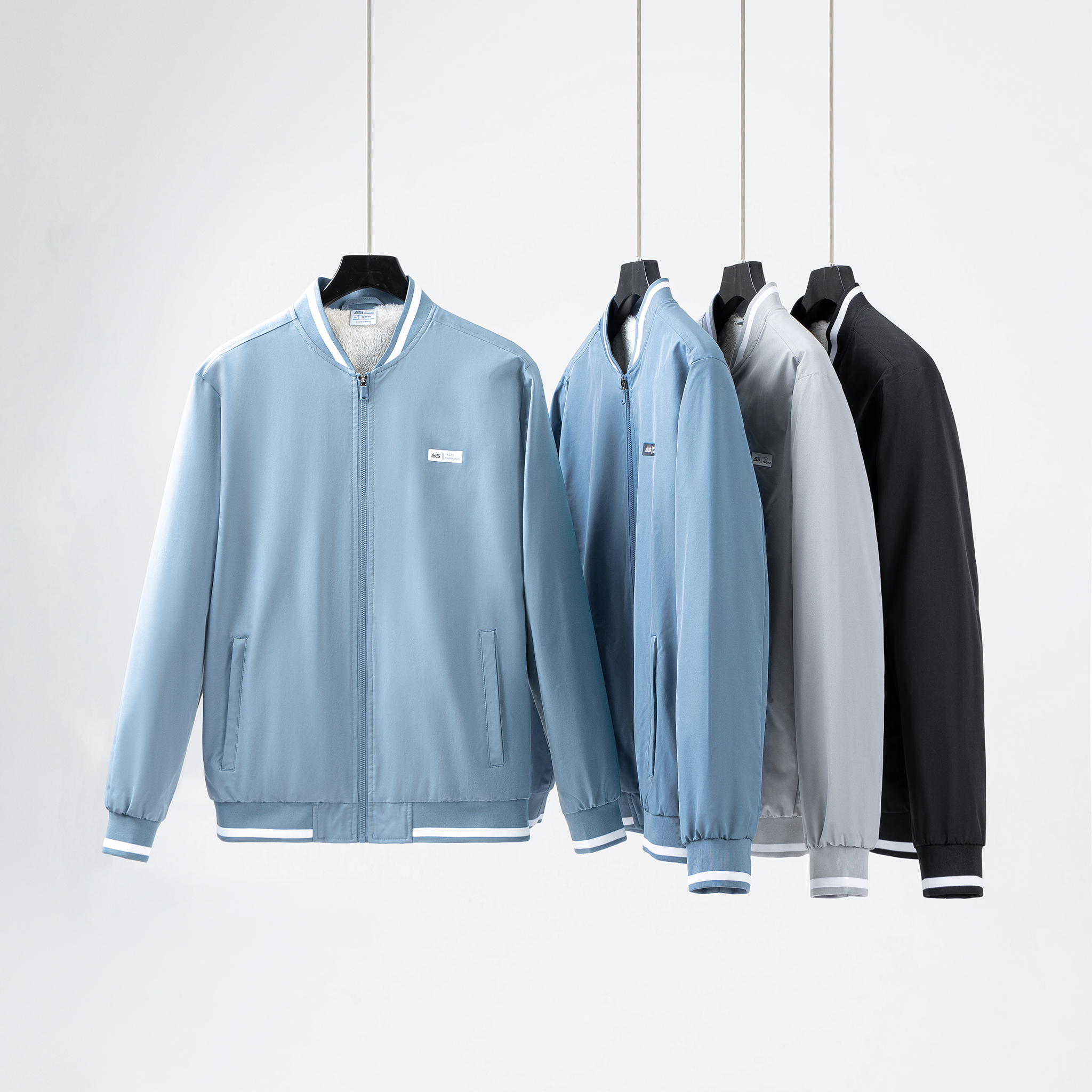 Áo Khoác Bomber Nam 5S FASHION Lót Lông Dày Dặn, Trẻ Trung, Khỏe Khoắn