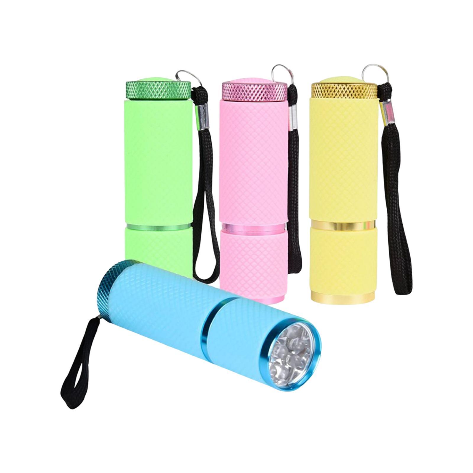 Portable Handheld flashlights 9 LED Aluminum Diameter 2.5cm Length 9cm