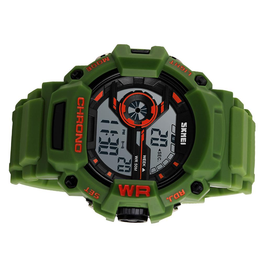 Multi Function Digital  Watch Waterproof Sport Watch