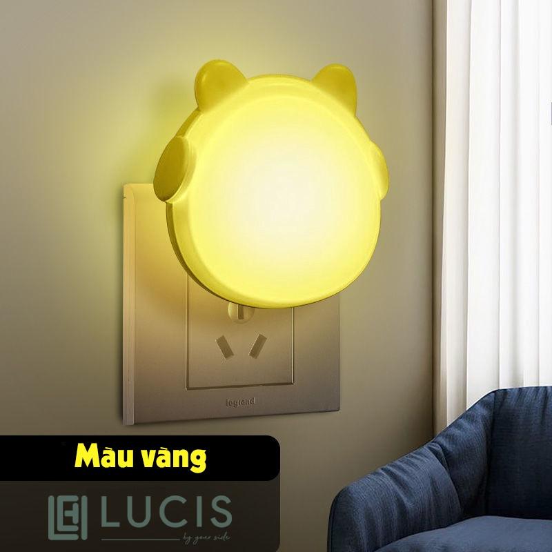 Đèn Led cảm ứng tự động phát sáng - Đèn ngủ led cảm ứng tai mèo