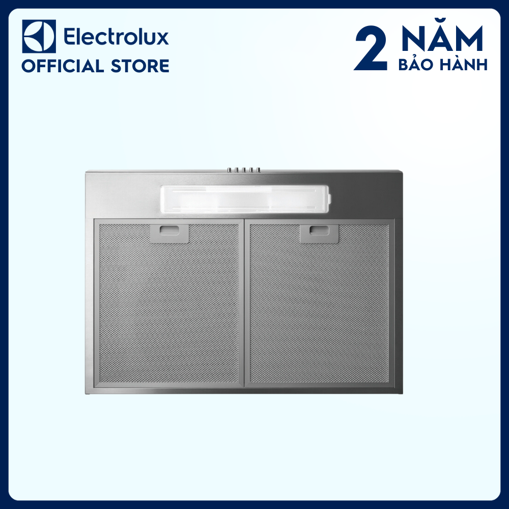 Máy hút mùi Electrolux dạng cổ điển 70cm ERF715SBA, Lực hút mạnh mẽ loại bỏ mùi hôi nhanh chóng, Dễ dàng vệ sinh