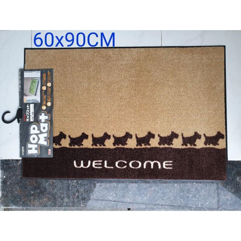 THẢM DOORMAT WELCOME HOPMAT CHUYÊN GIA LẤY BUI ĐẤT SIZE LỚN 60X90CM CONDOR