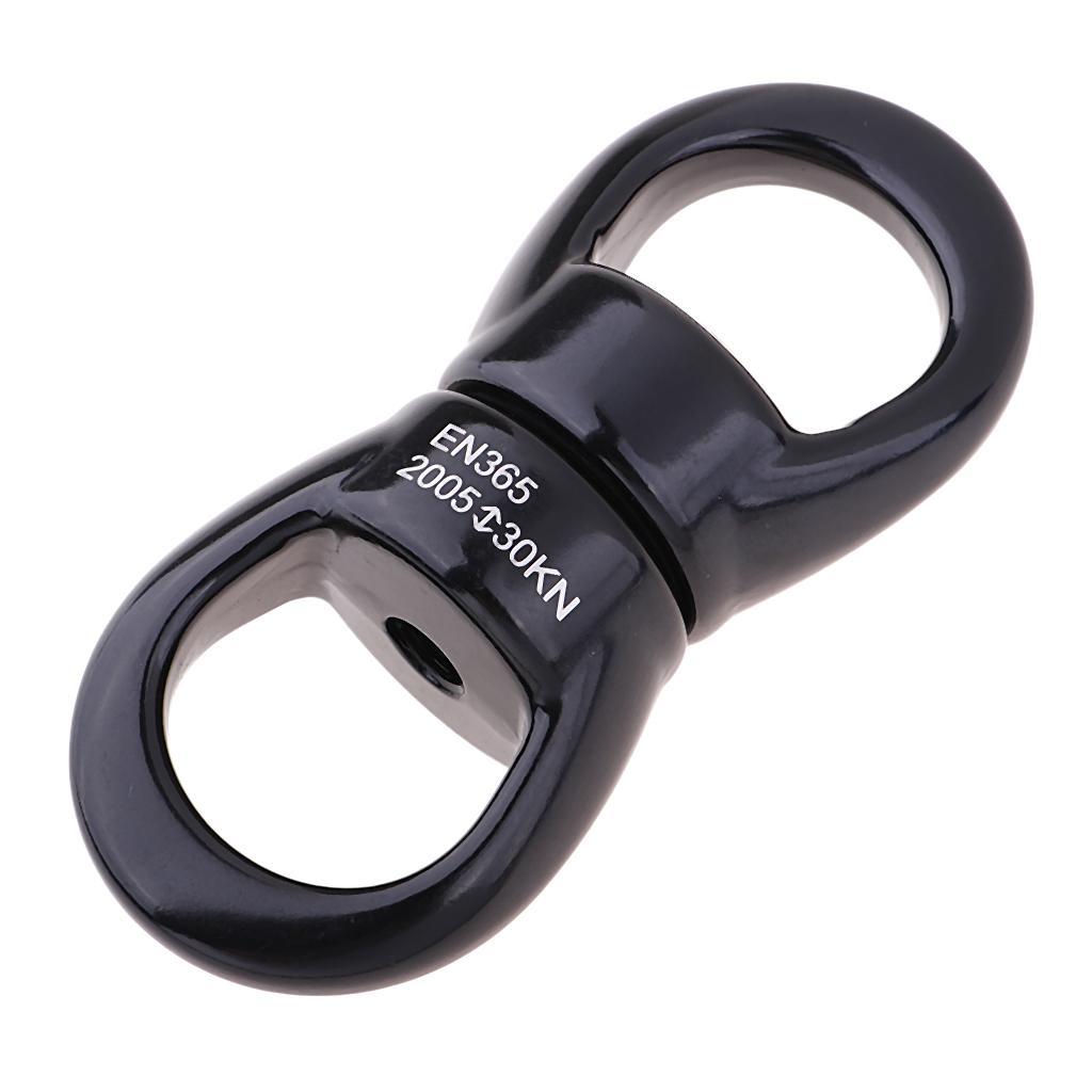 2pcs Swing Swivel, 30 KN Pulley, Rotational Device Hanging Accessory for Tree Swing, Aerial Dance, Hammock Chairs