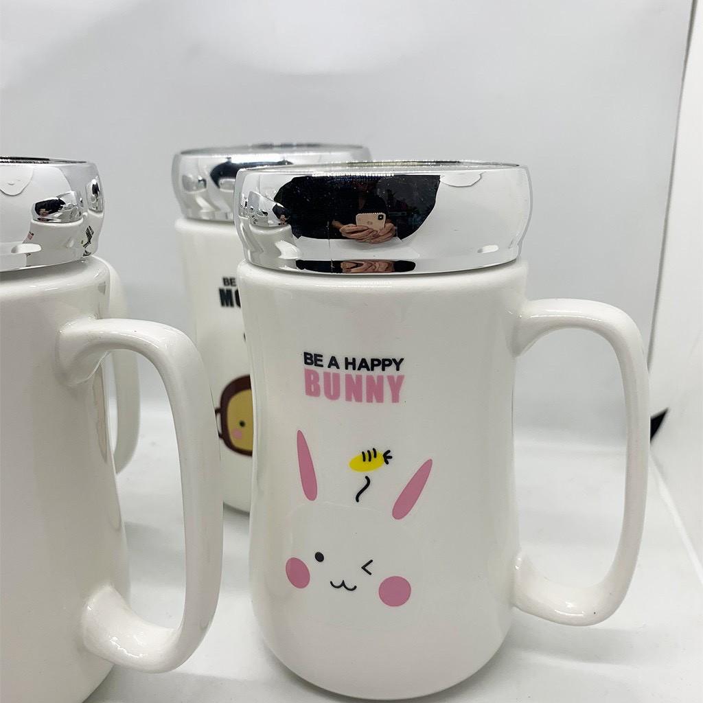 Ly sứ uống nước có lắp đậy-hh110