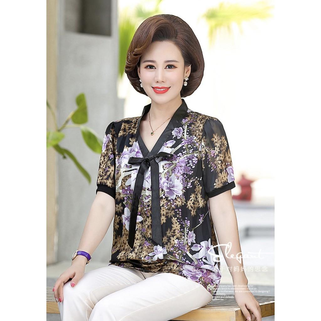 Áo kiểu thắt nơ cao cấp GD109-0221