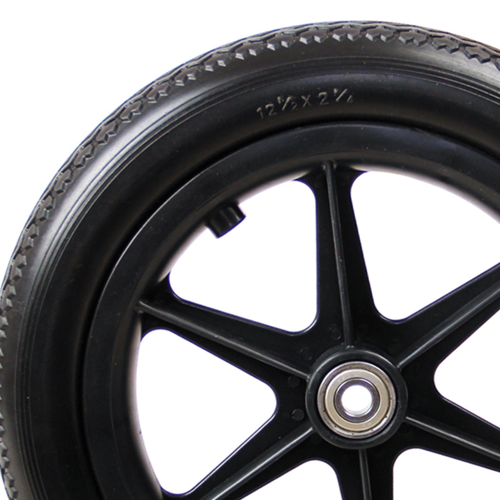 12inch Wheelchair Replacement Rear Wheel for Wheelchairs Walkers Accessories