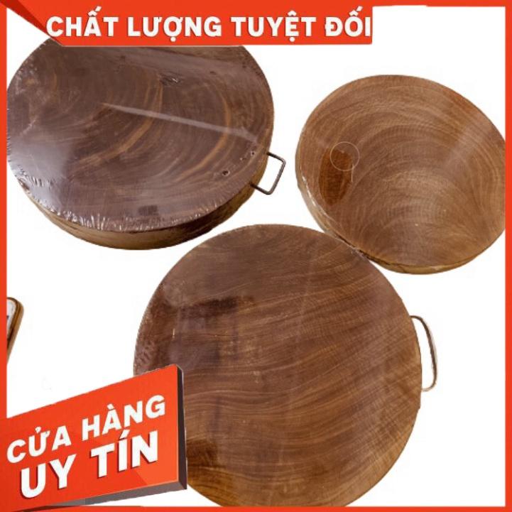 HÀNG LOẠI 1-Thớt gỗ nghiến cao cấp đường kính 29cm dày 3,5cm