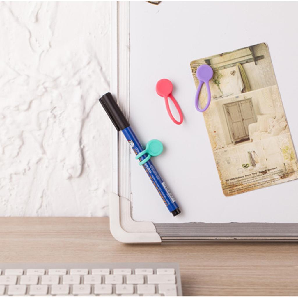 12x  Earphone Cable Winder Wrap for  Wire / Keychain Clip Holder