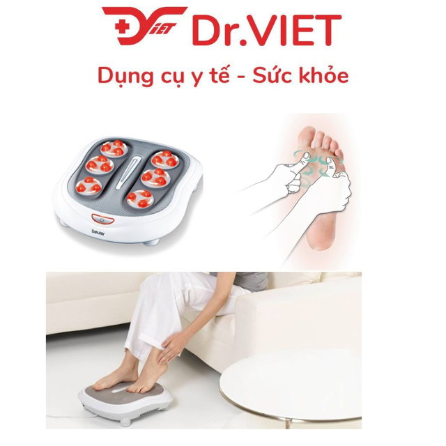 Máy massage chân khô hồng ngoại Beurer FM60-Xuất xứ Đức,mát xa giảm căng thẳng mỏi cơ,hạn chế mùi hôi,giúp lưu thông máu