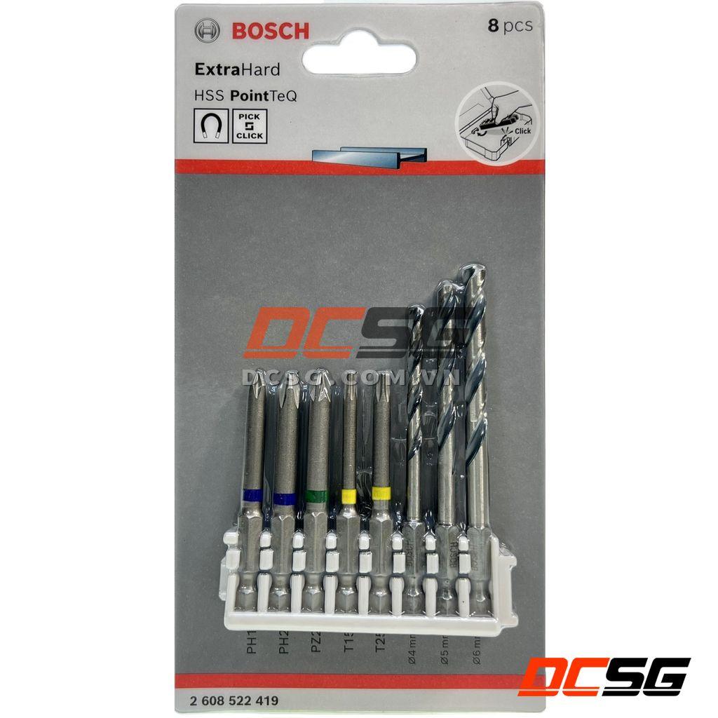 Bộ mũi khoan, mũi vít, vặn ốc BOSCH PICK&CLICK | DCSG