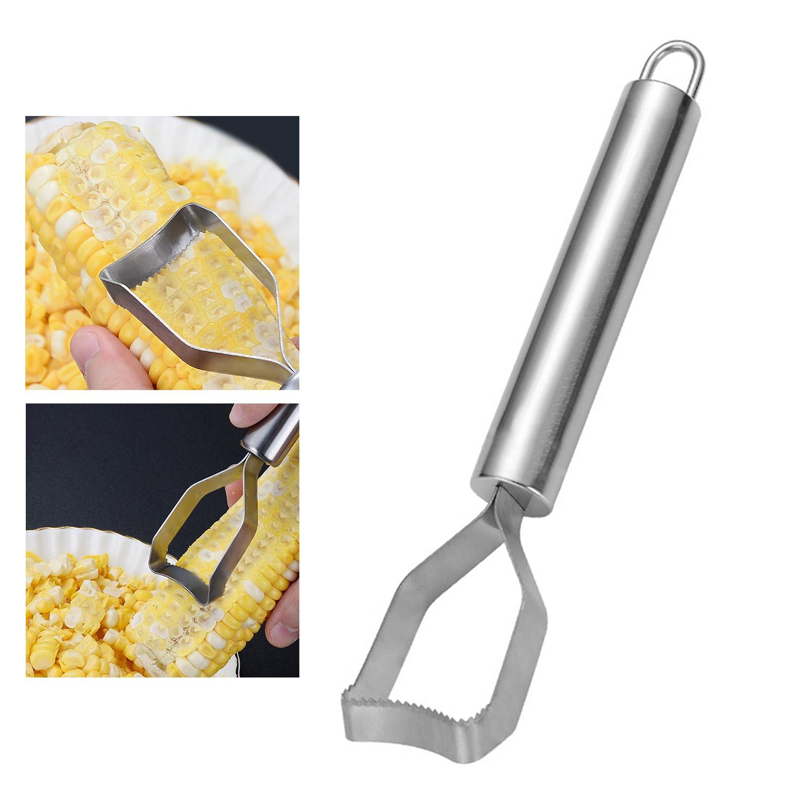 Corn  Corn Thresher Portable Corn Scraping Quick Corn Cobs Remover with Hanging Hole Kitchen Gadgets Corn Peeling Machine Corn Planer