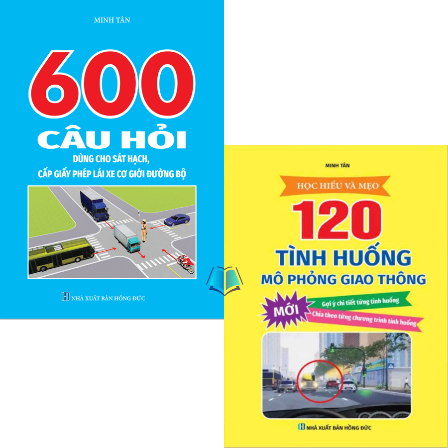 Sách - Trọn Bộ Sách Luyện Thi Bằng Lái Xe 2025