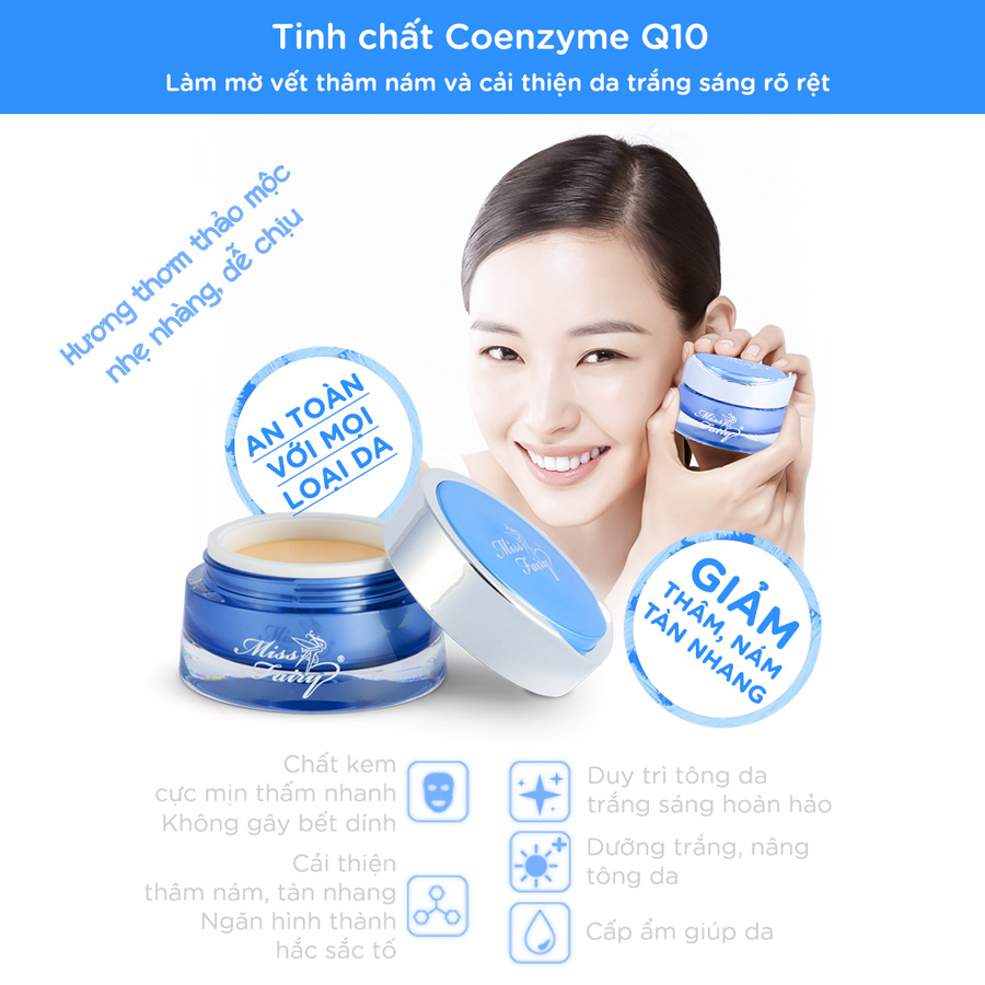 KEM MISSFAIRY COENZYME Q10 - XOÁ THÂM NÁM - TÀN NHANG